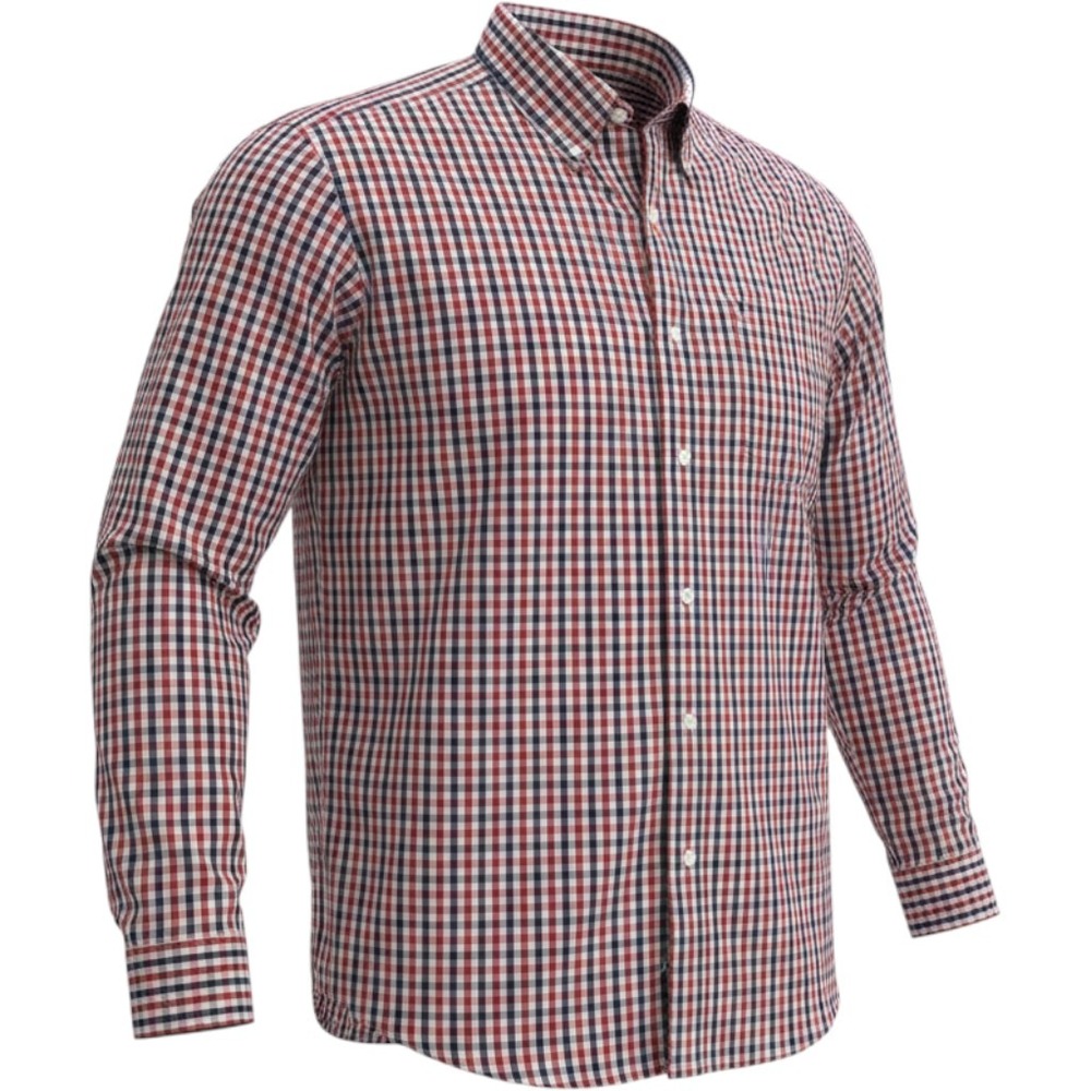 New Dockers Shirt Men Plaid Casual Preppy Button Streetwear Oxford Sz 2XLT (M27)